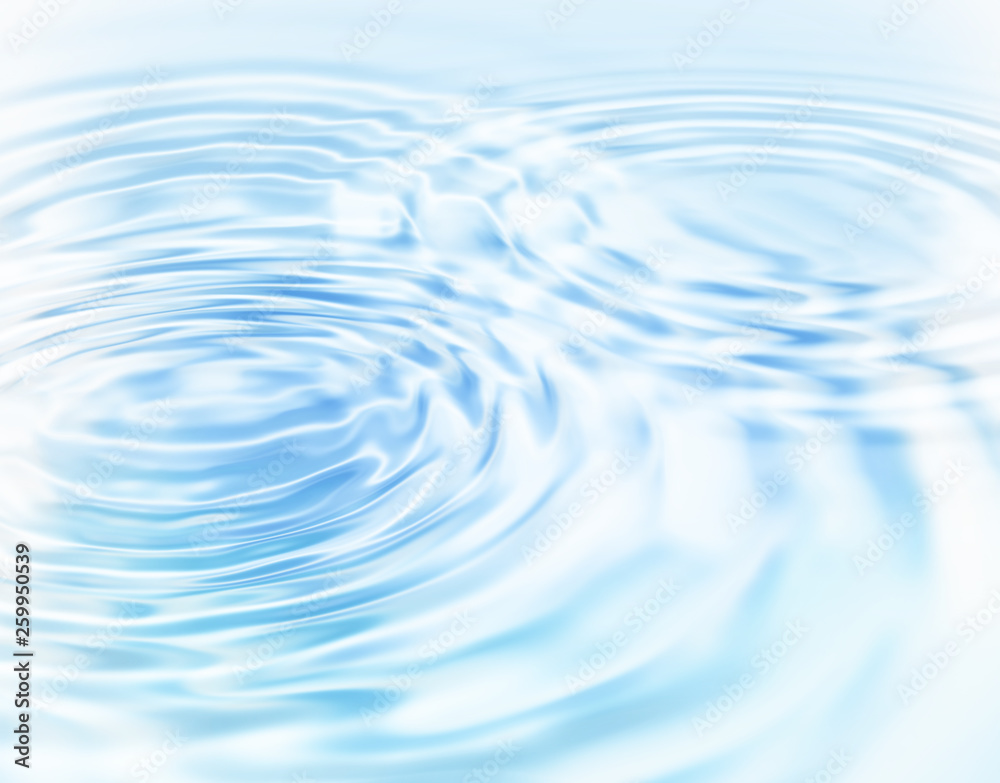 Abstract blue water ripples background
