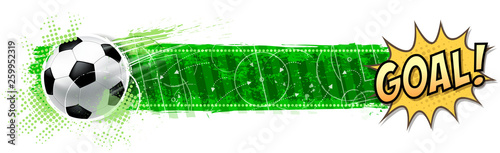 blank goal banner