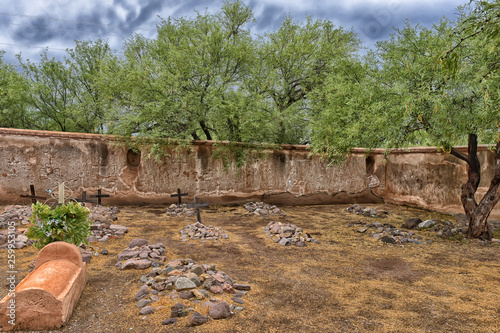 USA, Arizona, 30,06,2016. Mission Tumacácori, south of Tucson photo