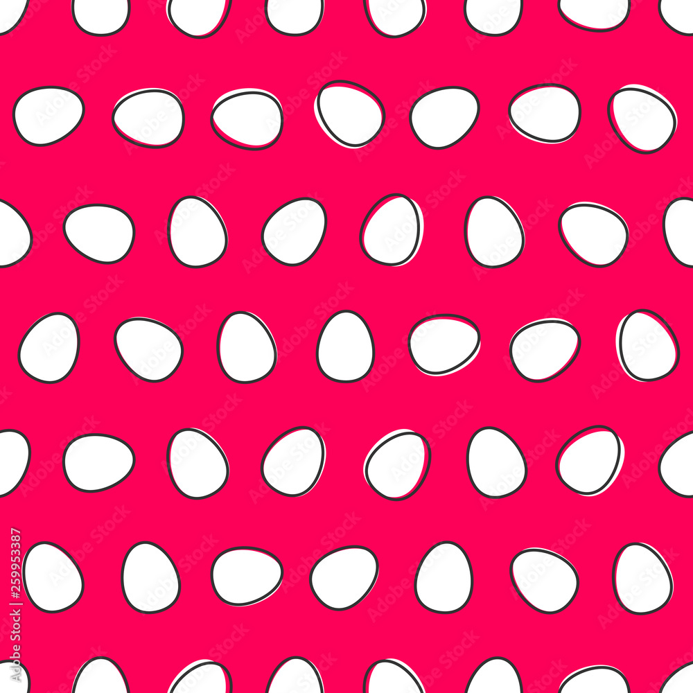 Easter eggs seamless background. Vector pattern. Easter eggs seamless background. Vector pattern.