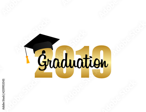 Graduation cap. Template Design Elements. Graduation Logo. Vector