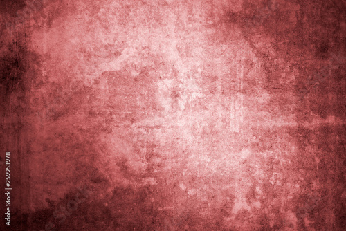 Red wall with concrete texture as a background