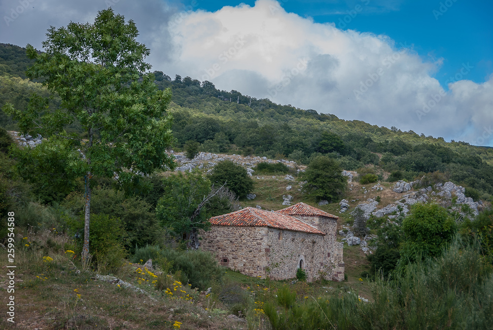 Spain. Ermita de Herreruela de Castilleria. Palencia