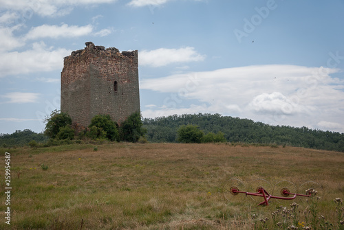 Spain.  Old north tower of Palencia photo