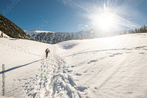 winter in mountains photo