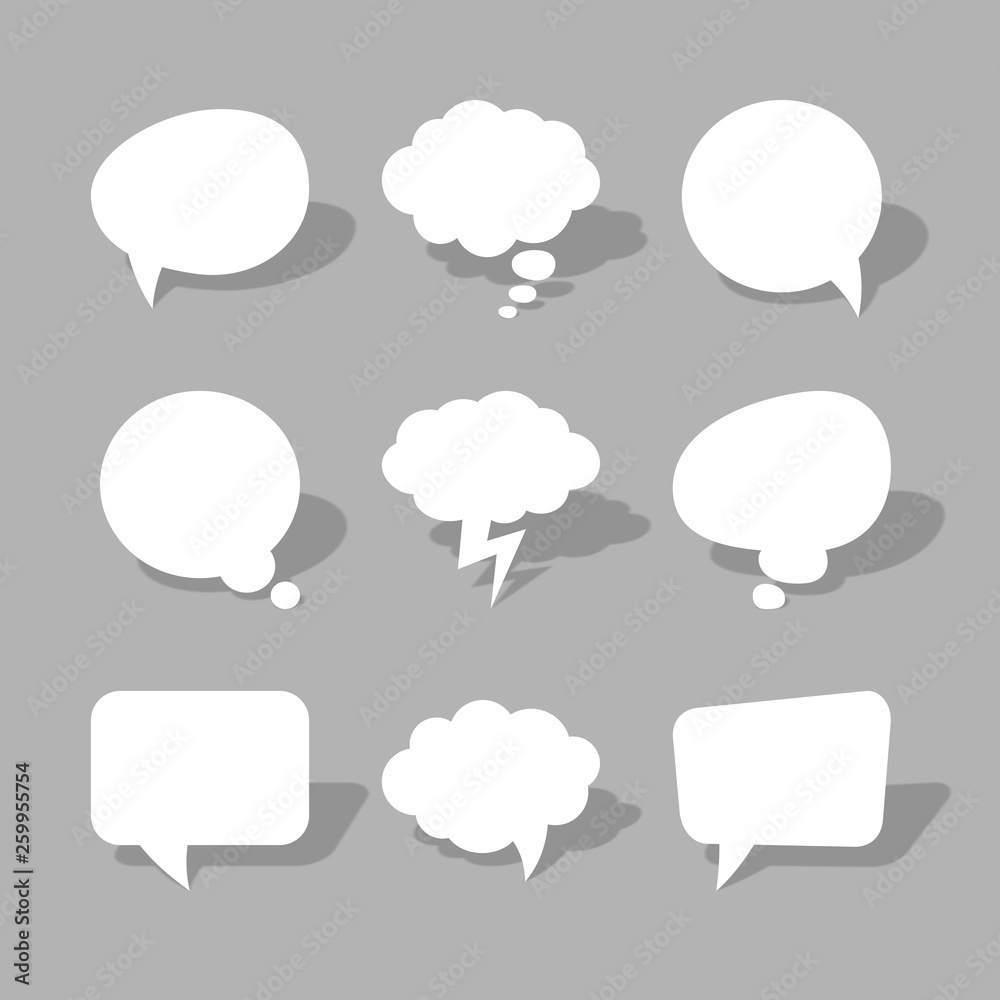 Sprechblasen Cartoon Vektor Grafik Sprechblasen Cartoon Vektor Grafik