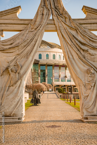 Canvas Print national theater in Budapest