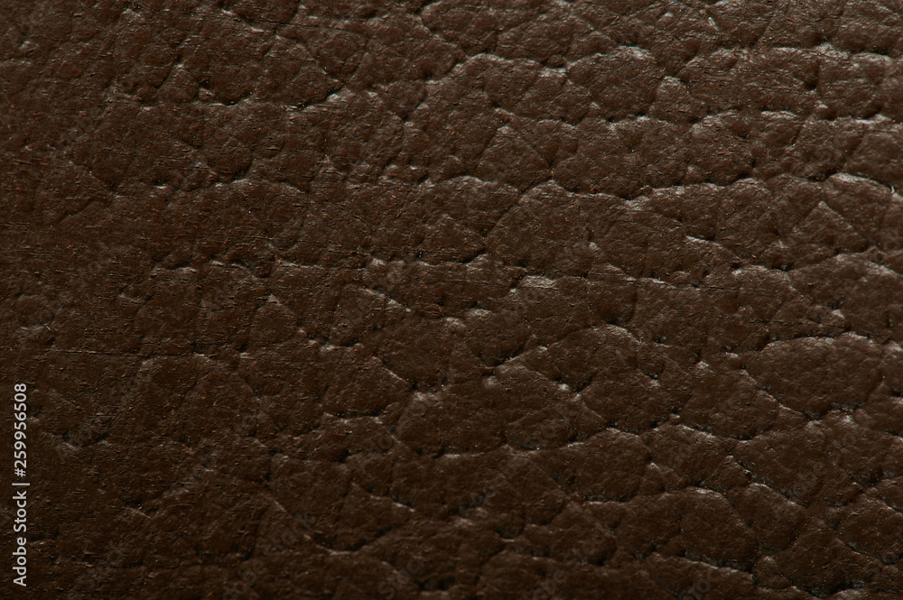 Brown leather material background Brown leather material background