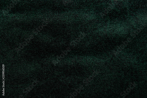 Texture of green velvet