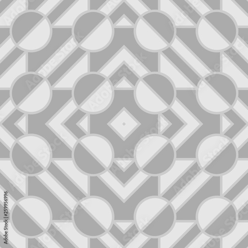Retro geometric elements in pale colors - abstract lines and figures. Light vector seamless patterns for textile, prints, wallpaper etc. Available in EPS format.