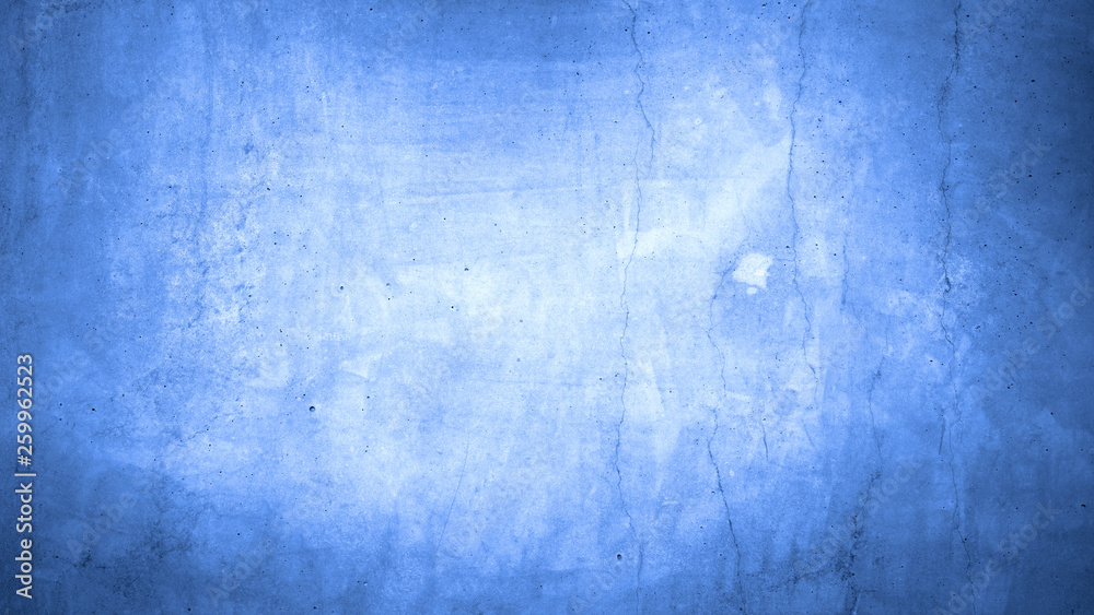 Obraz premium Blue wall with concrete texture as a background
