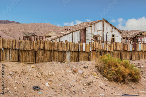 Wallpaper Mural American wild west wooden buildings decoration in dry desert outdoor scenic landscape environment, historical architecture, cinema object and travel sightseeing site concept place photography Torontodigital.ca