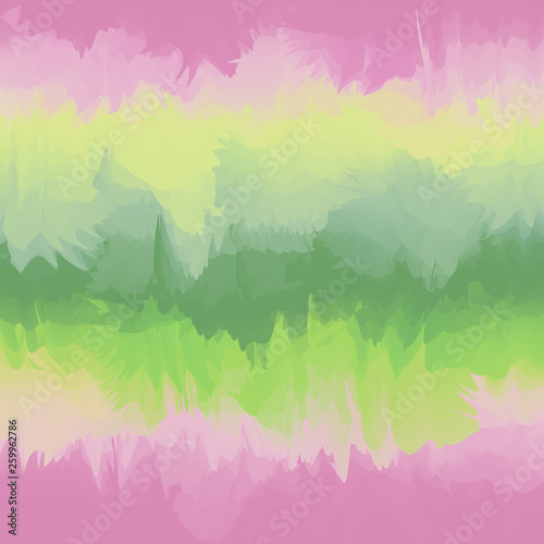 Abstract blurred background of green  yellow and pink flashes.