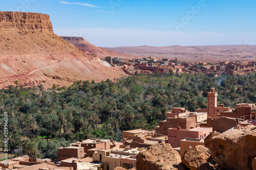 Oasis of Tinerhir near Todra Gorge in Morocco © James