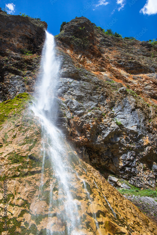 Rinka Falls is a waterfall in the Logar Valley, northern Slovenia