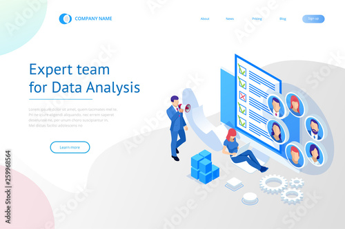 Isometric Chat bot and online survey. Online exam, questionnaire form, online education, internet quiz. Artificial intelligence. AI and business IOT concept.