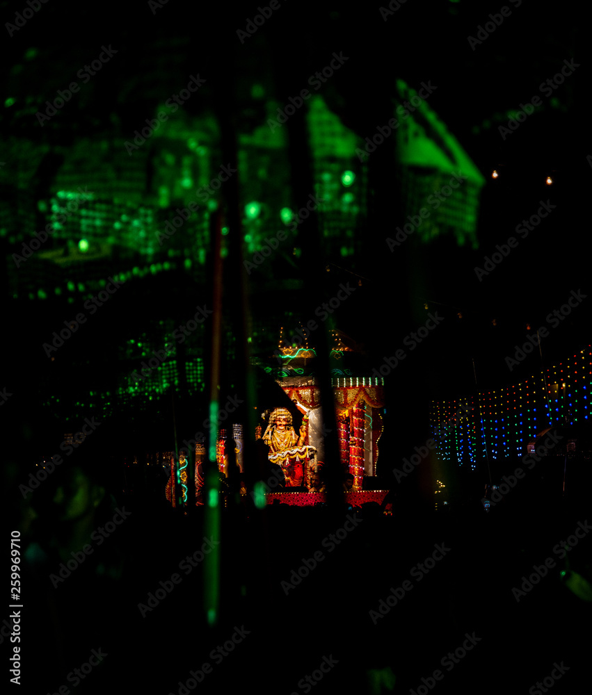 Goddes ready for procession- Mangalore Dasara Goddes ready for procession- Mangalore Dasara