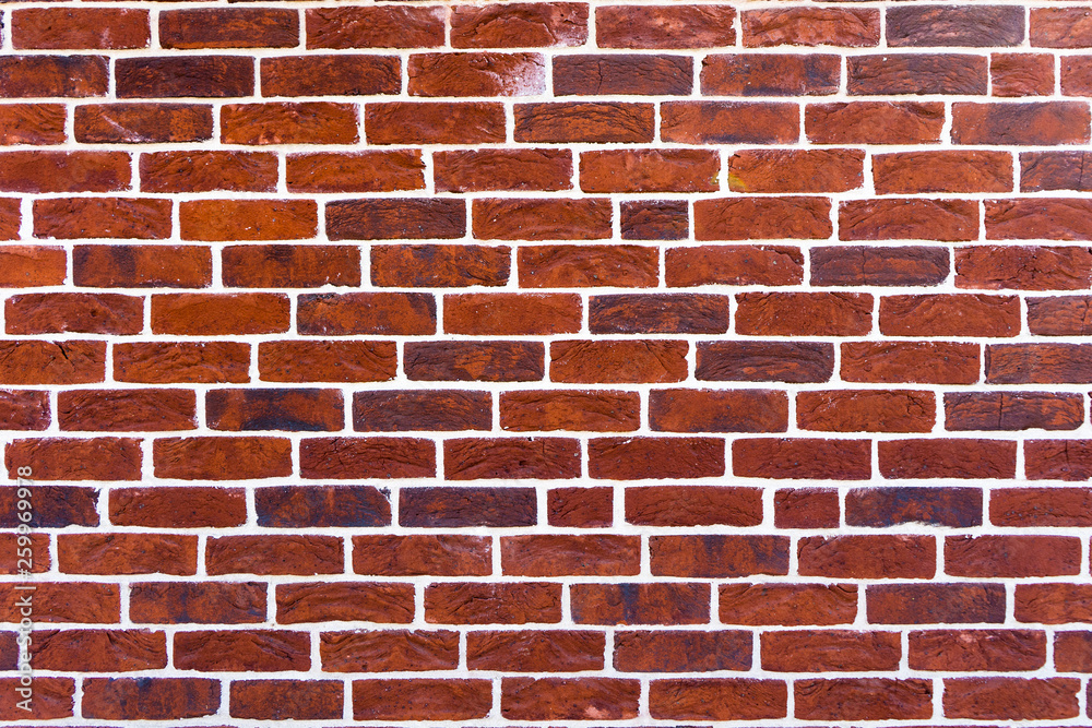 Obraz premium old red brick wall texture background