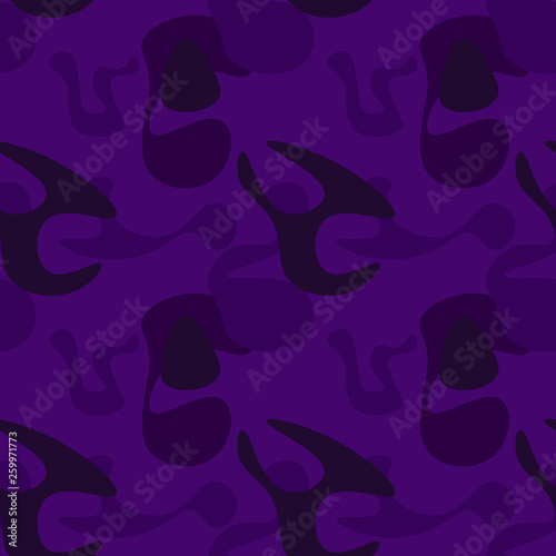 Abstract flames camouflage seamless pattern