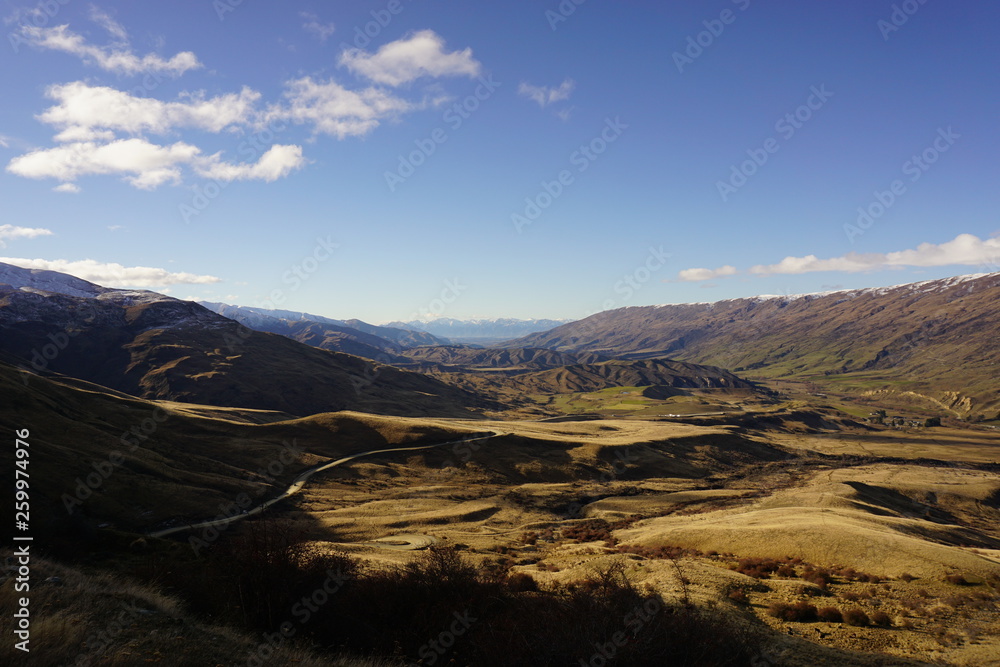 landscape, mountain, sky, mountains, nature, view, clouds, blue, travel, valley, desert, panorama, snow, scenic, cloud, range, outdoor, rock, beautiful, hill, road, hiking, scenery, peak, lake, new ze
