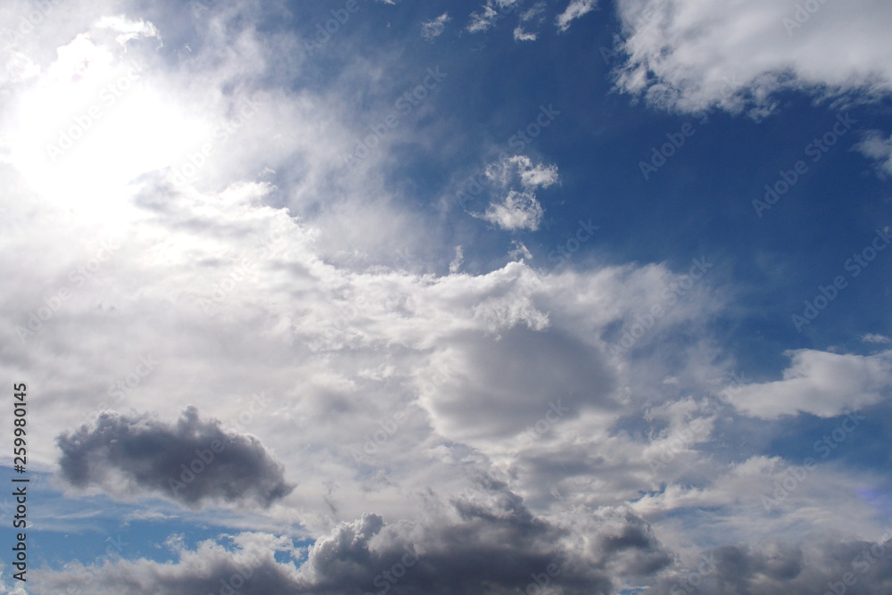 青空と白い雲