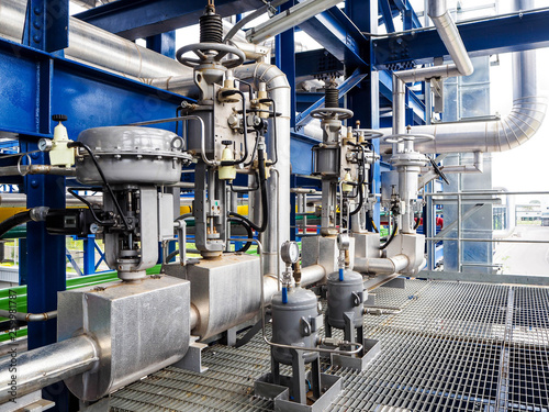 Control valve for control flow and pressure of process condition such water, steam and gas which popular apply to install in industrial, power plant, oil and gas with closed up.