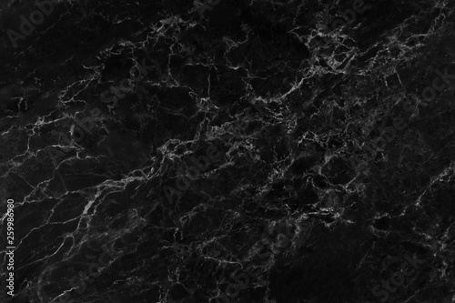 black marble patterned texture background , abstract marble in natural patterned.