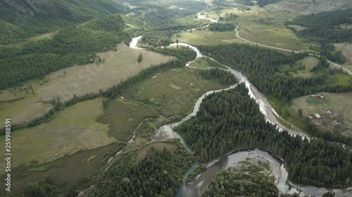 Wallpaper Mural mountain river. fast stream water. Russia Altai Torontodigital.ca