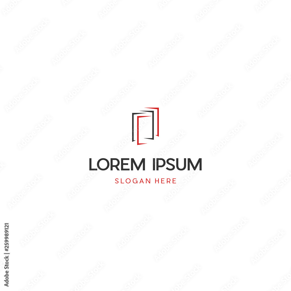 Door Building Development Creative Icon Logo Design Template Door Building Development Creative Icon Logo Design Template