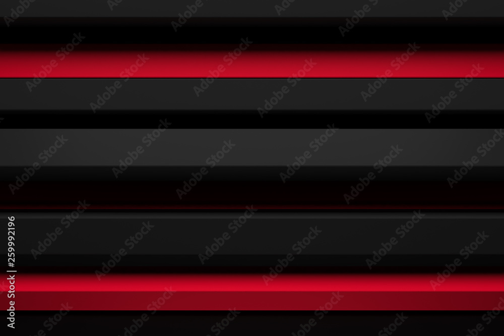 Fototapeta premium abstract dark black red background texture 3d illustration.