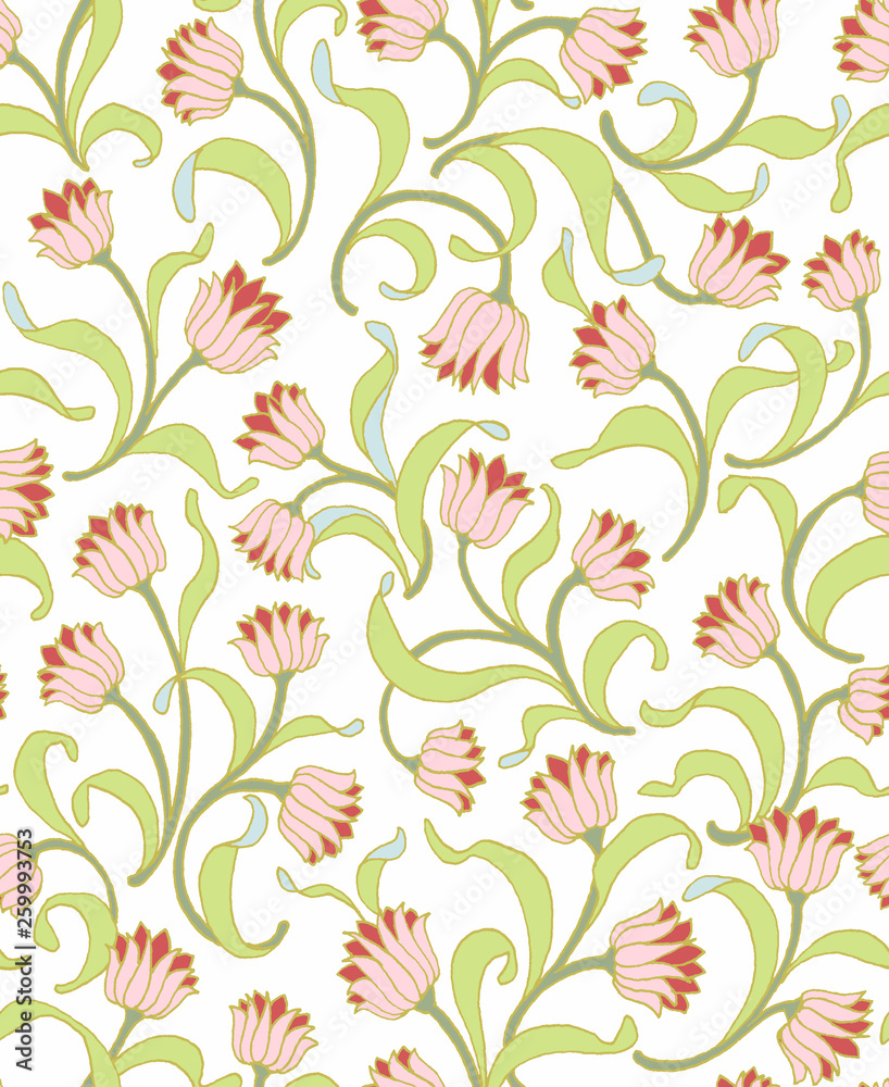 Seamless Flower Pattern Seamless Flower Pattern