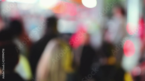 Wallpaper Mural Blurried people, crowd walking in New york city Torontodigital.ca