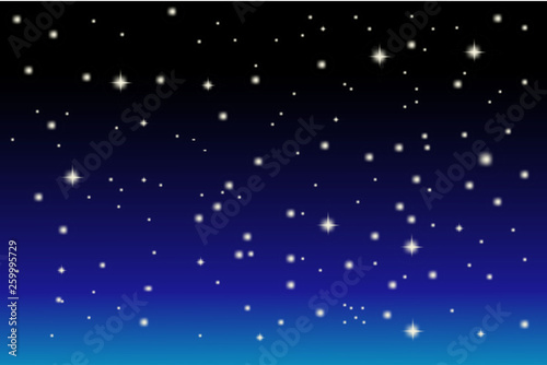 Wallpaper Mural blue background with stars Torontodigital.ca