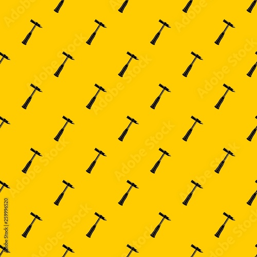 Hammer slag of welder pattern seamless vector repeat geometric yellow for any design