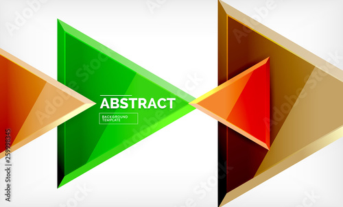 Free Download Tech futuristic geometric 3d shapes, minimal abstract background - GFXLoad