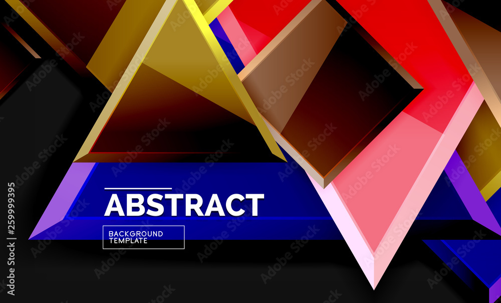 Shiny style geometric background