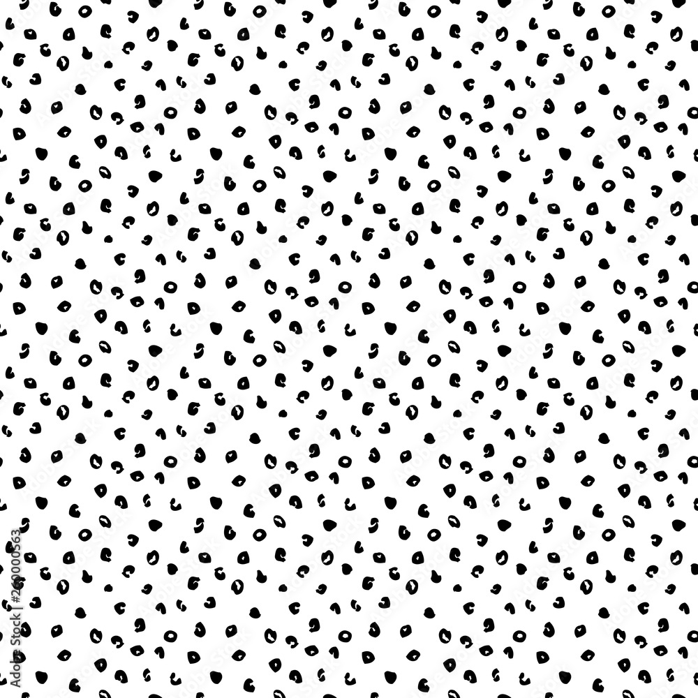 Spotted seamless pattern. Vector hand-drawn background. Spotted seamless pattern. Vector hand-drawn background.