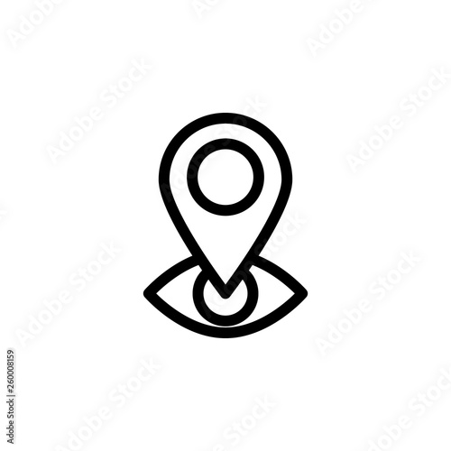 Location, placeholder, vector icon. Can be used for web and mobile. Navigation and map vector icon