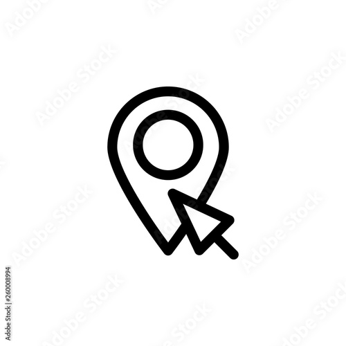 Location, placeholder, vector icon. Can be used for web and mobile. Navigation and map vector icon