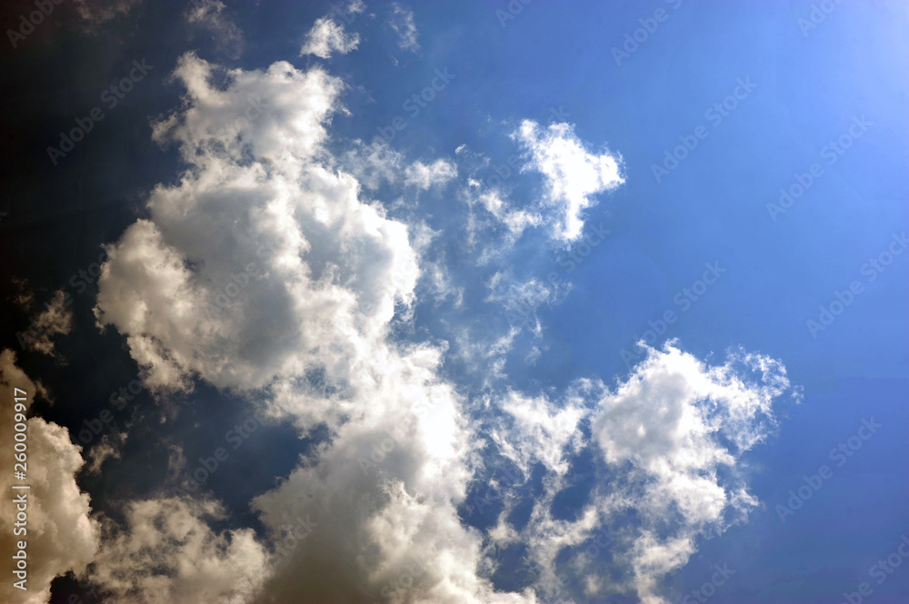 Obraz premium blue sky with clouds