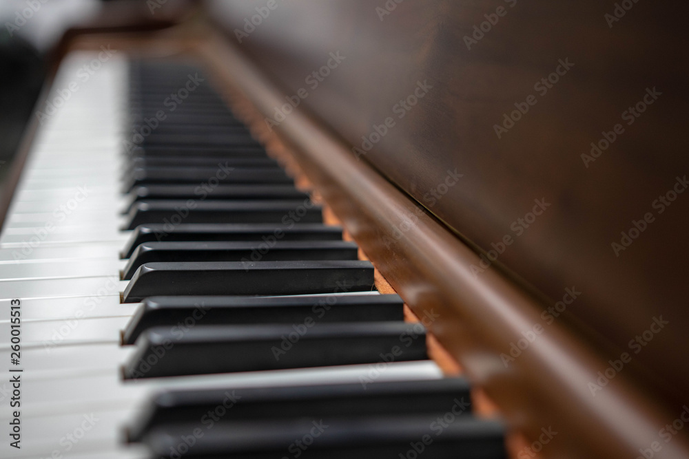 피아노 건반 근접촬영 사진
