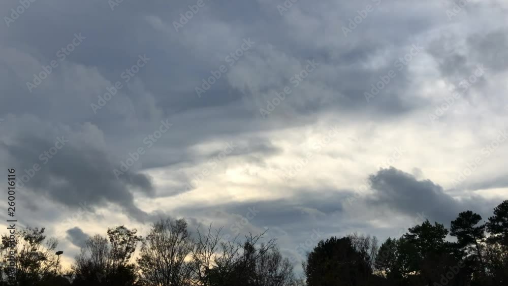 DJI Osmo Mobile 2 time lapse clouds about tree line in the afternoon DJI Osmo Mobile 2 time lapse clouds about tree line in the afternoon