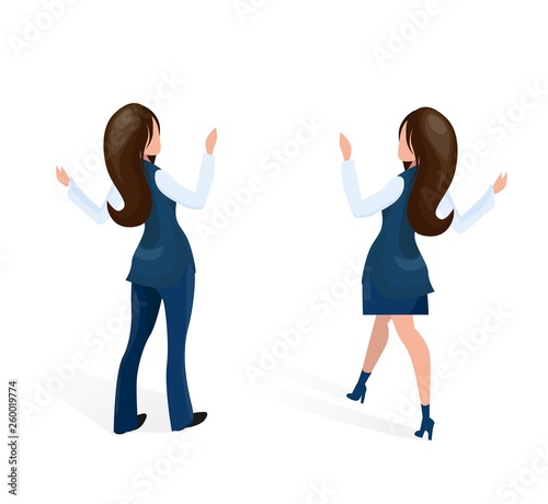 Friendly Meeting Girlfriends Vector Illustration.