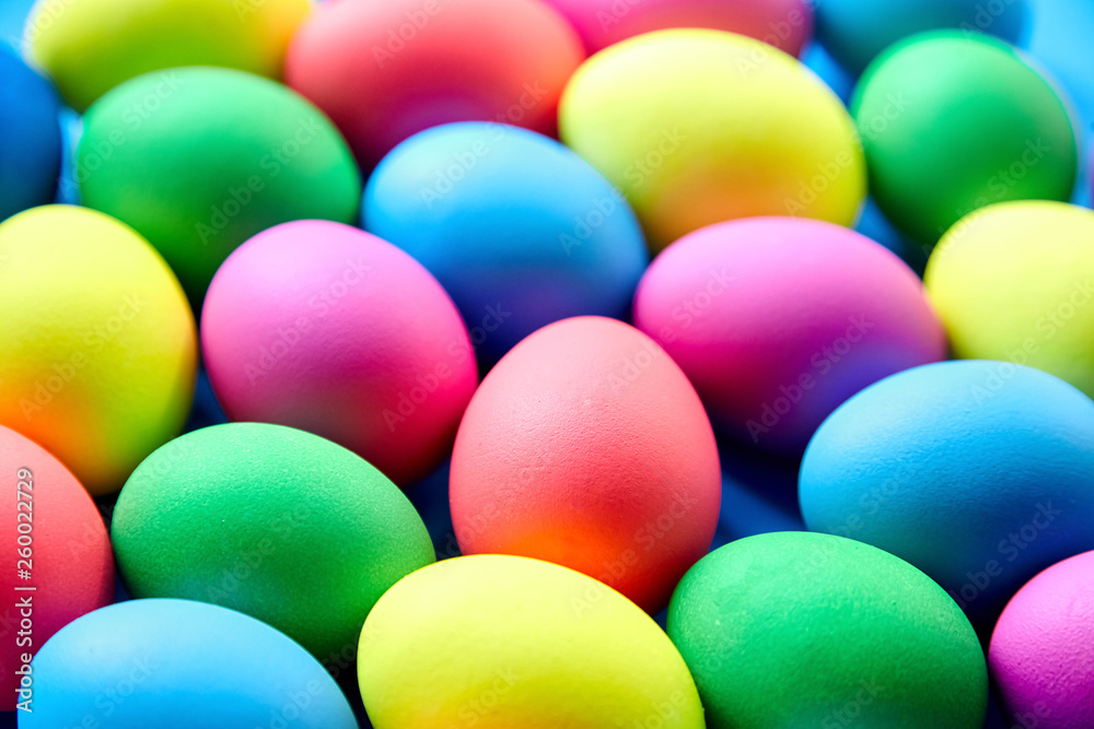Colorful Easter eggs background Colorful Easter eggs background