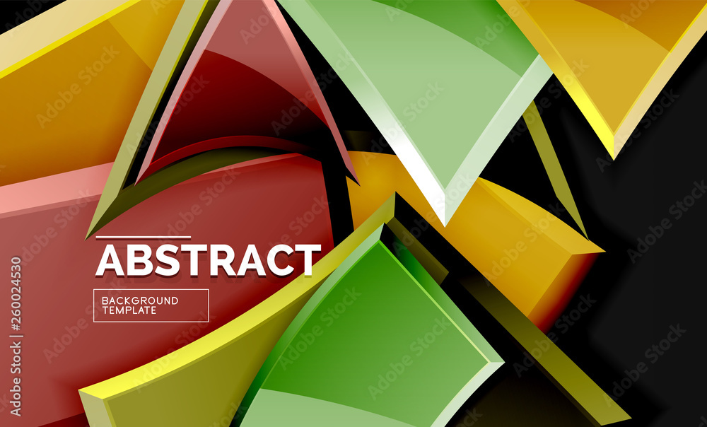Glossy squares and triangles geometric backgrounds Glossy squares and triangles geometric backgrounds