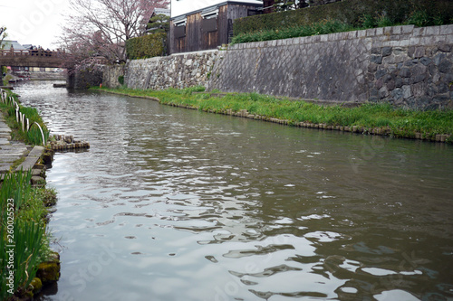 滋賀県近江八幡市の八幡堀の風景