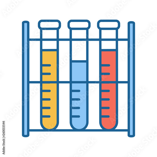 Lab analysis color icon
