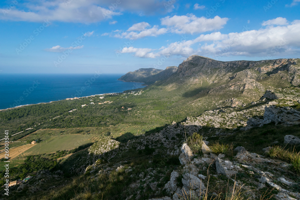 vistas desde la cumbre del mar