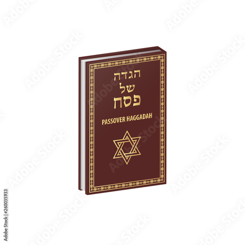 Passover haggadah. Vector clip art, without a background, isolated