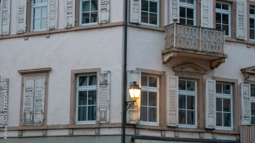 Obraz premium Vintage german town